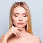 woman with beautiful smooth face